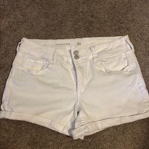 SIZE 15 WHITE JUNIOR SO MIDI SHORTS